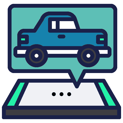 Icone de voiture pour application mobile VTC